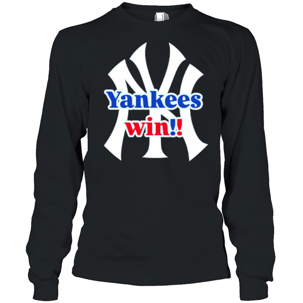 New York Yankees Win logo shirt Long Sleeved