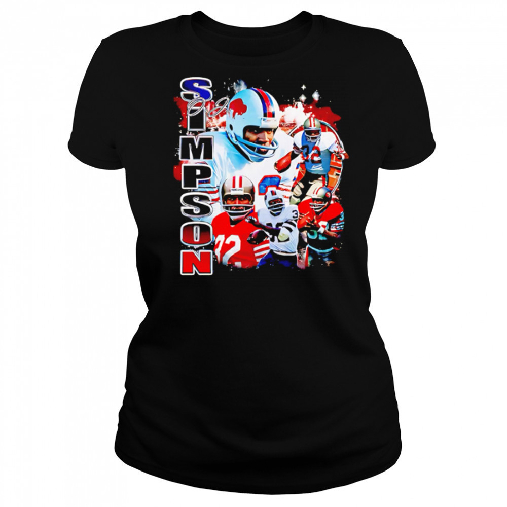 OJ Simpson 90s Style NFL shirt Women's T-shirt