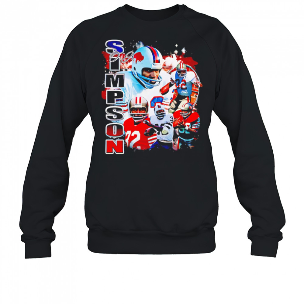 OJ Simpson 90s Style NFL shirt Sweatshirt
