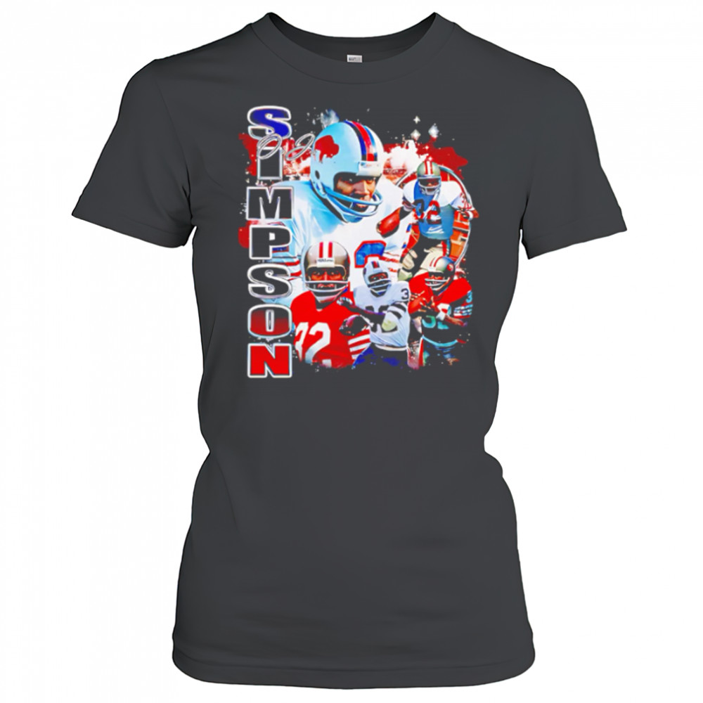 OJ Simpson 90s Style NFL shirt Women's T-shirt
