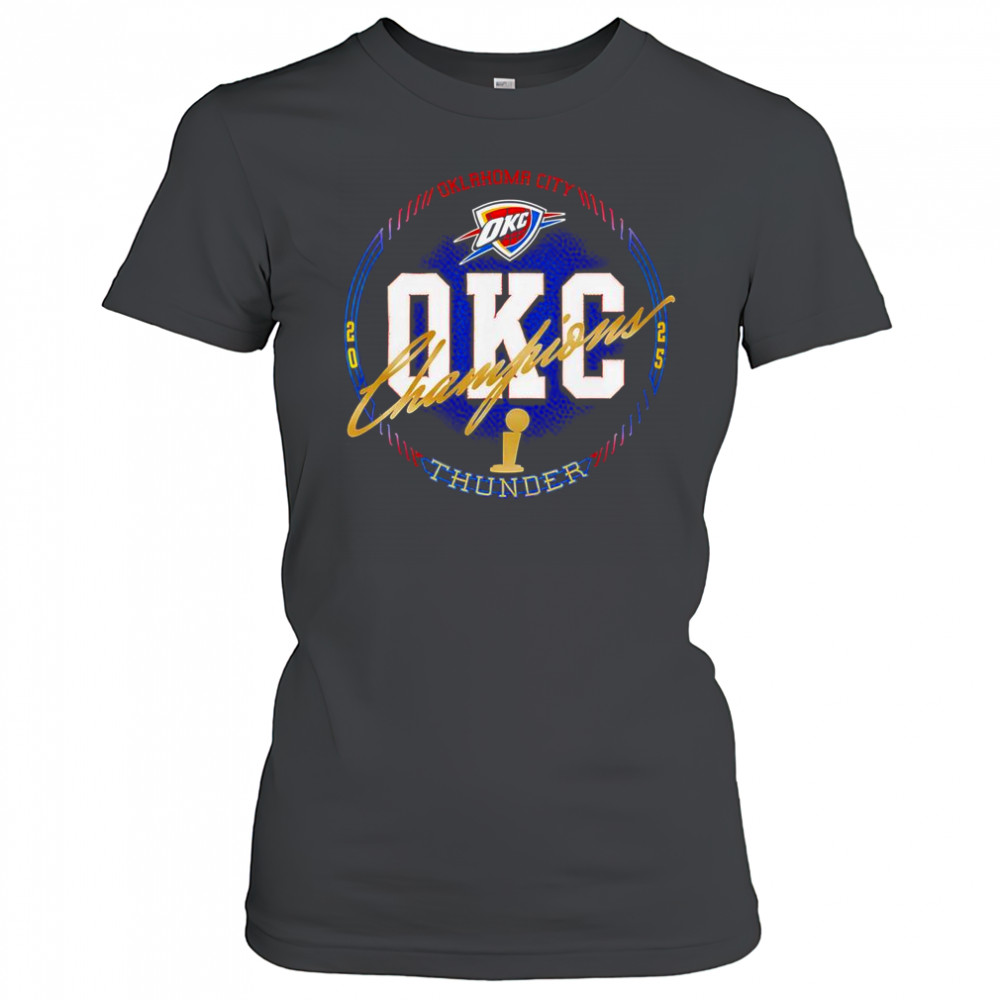 Oklahoma City Thunder 2025 NBA Finals Champions All Access T-Shirt Women's T-shirt