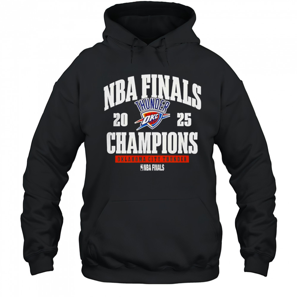 Oklahoma City Thunder 2025 NBA Finals Champions T-Shirt Hoodie