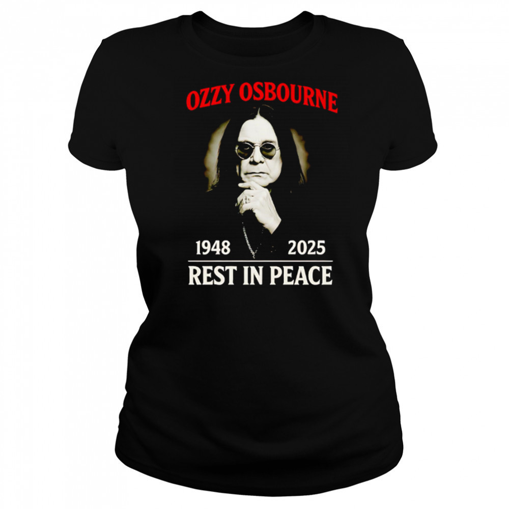 Ozzy Osbourne 1948-2025 Tribute Shirt Rest In Peace Prince Of Darkness shirt Women's T-shirt