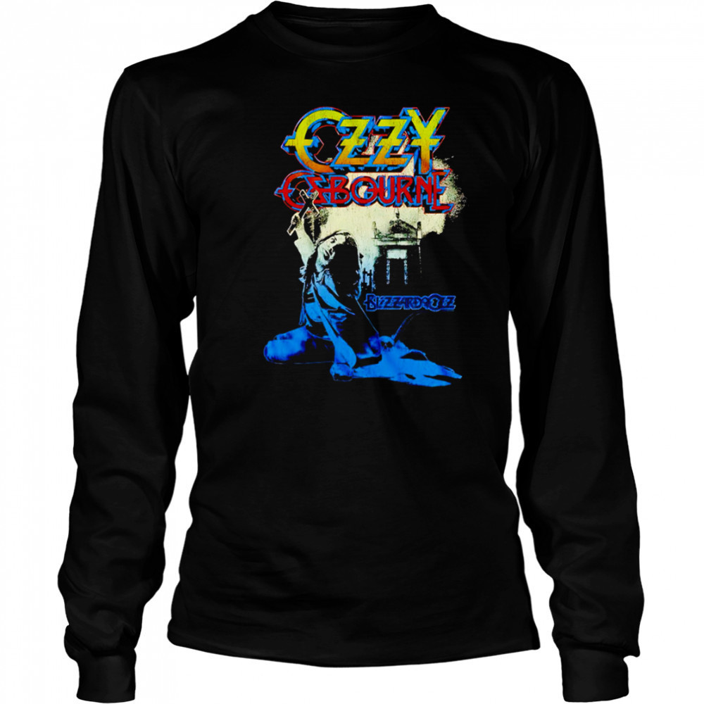 Ozzy osbourne blizzard of ozz smoke shirt Long Sleeved