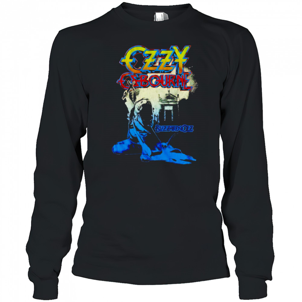 Ozzy osbourne blizzard of ozz smoke shirt Long Sleeved
