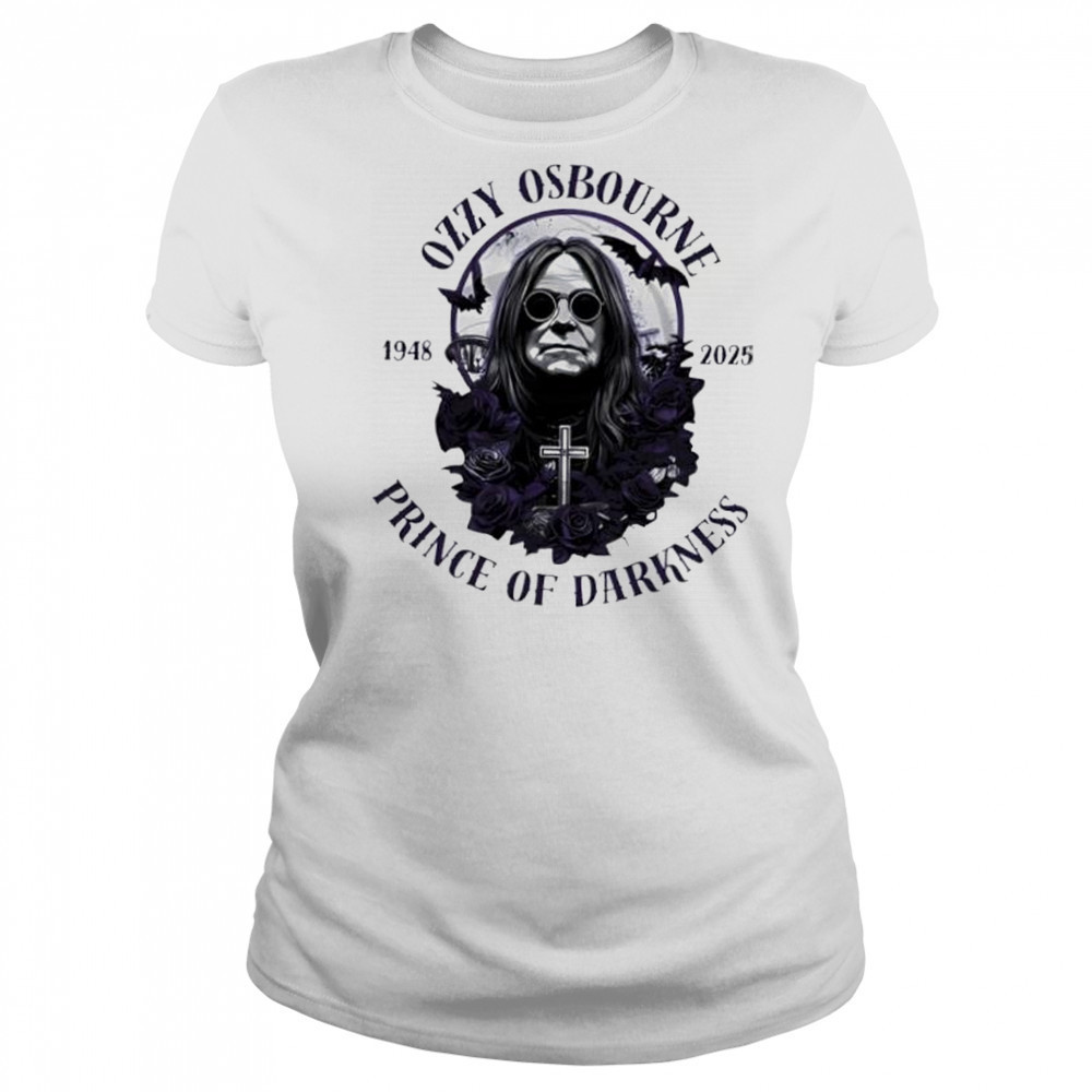 Ozzy osbourne memorial ozzy osbourne death shirt Women's T-shirt