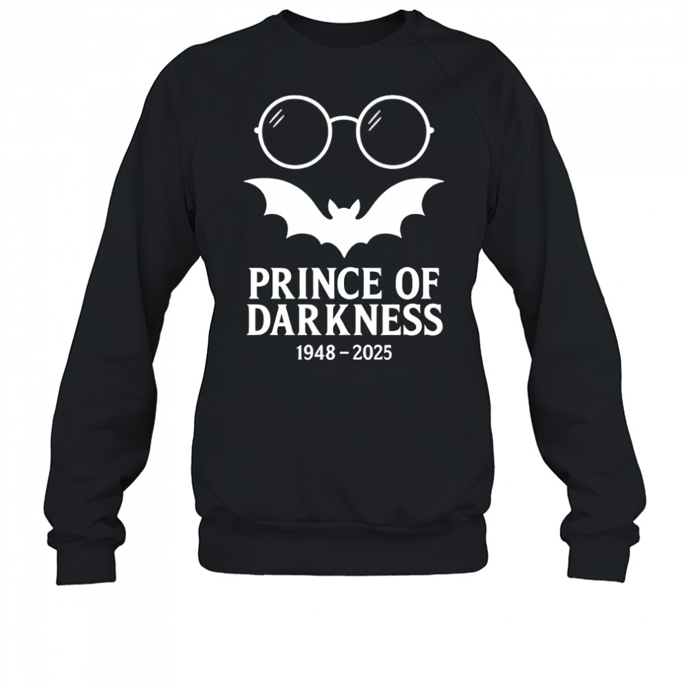 Ozzy Prince of darkness 1948 2025 shirt Sweatshirt