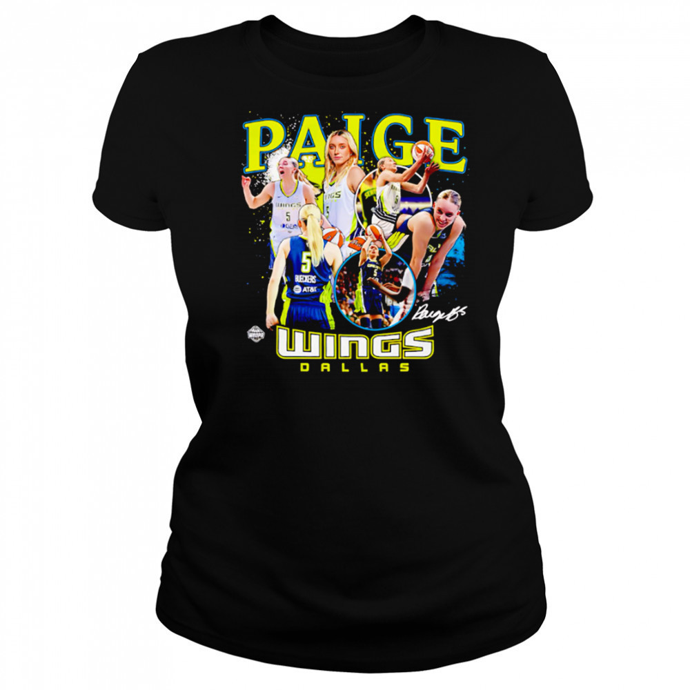 Paige Bueckers Dallas Wings WNBA All-Star signature shirt Women's T-shirt