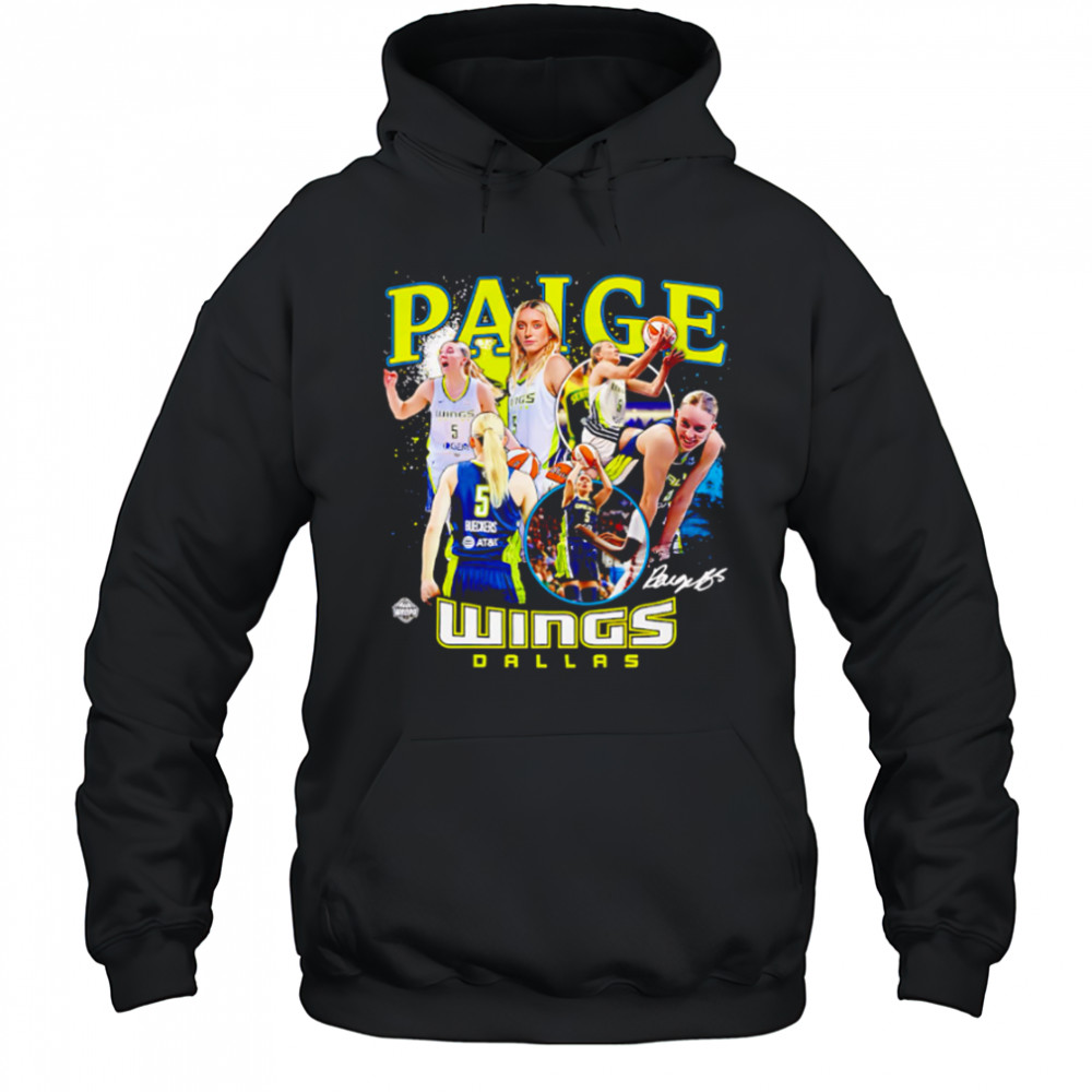 Paige Bueckers Dallas Wings WNBA All-Star signature shirt Hoodie