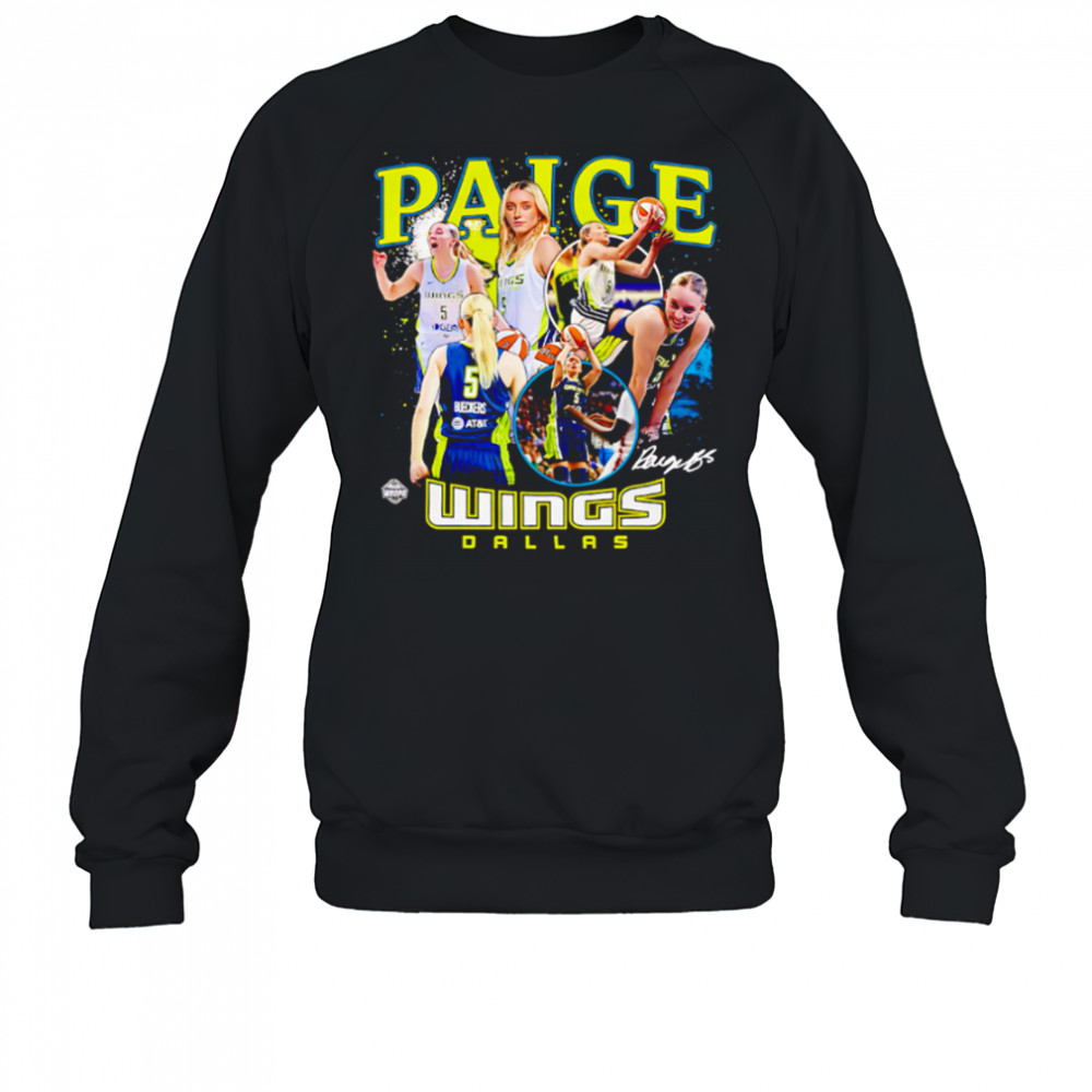 Paige Bueckers Dallas Wings WNBA All-Star signature shirt Sweatshirt