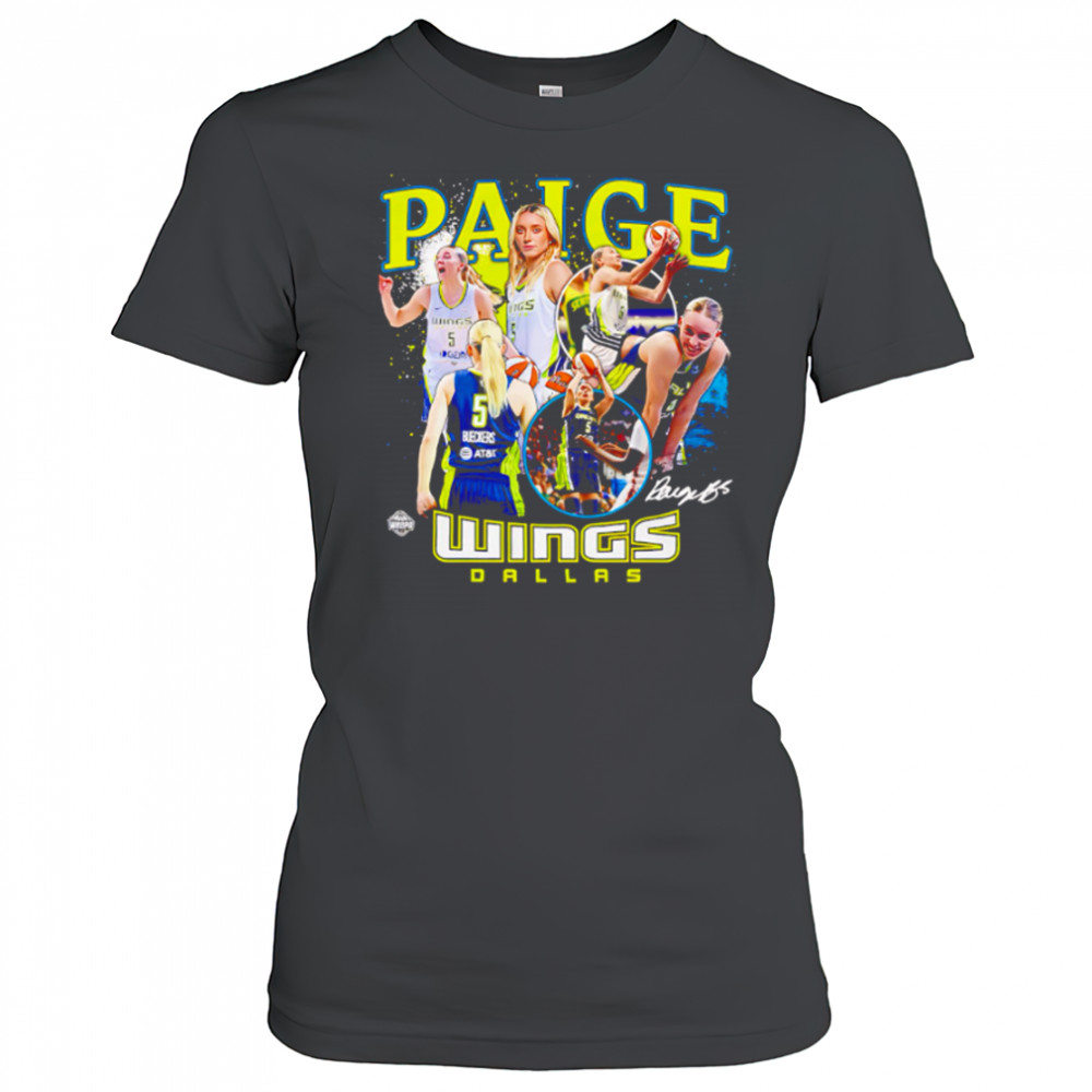Paige Bueckers Dallas Wings WNBA All-Star signature shirt Women's T-shirt