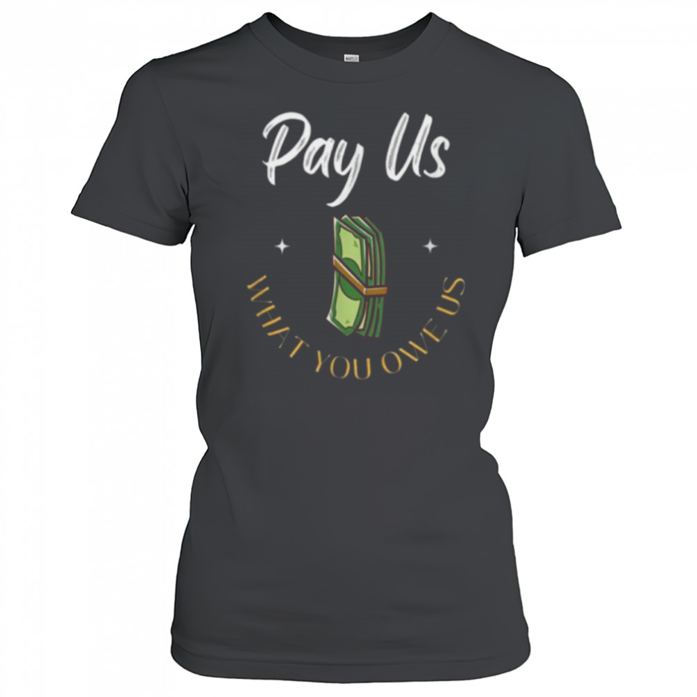 Pay Us What You Owe Us, Support Womens Ball Basketball Gifts Shirt Women's T-shirt