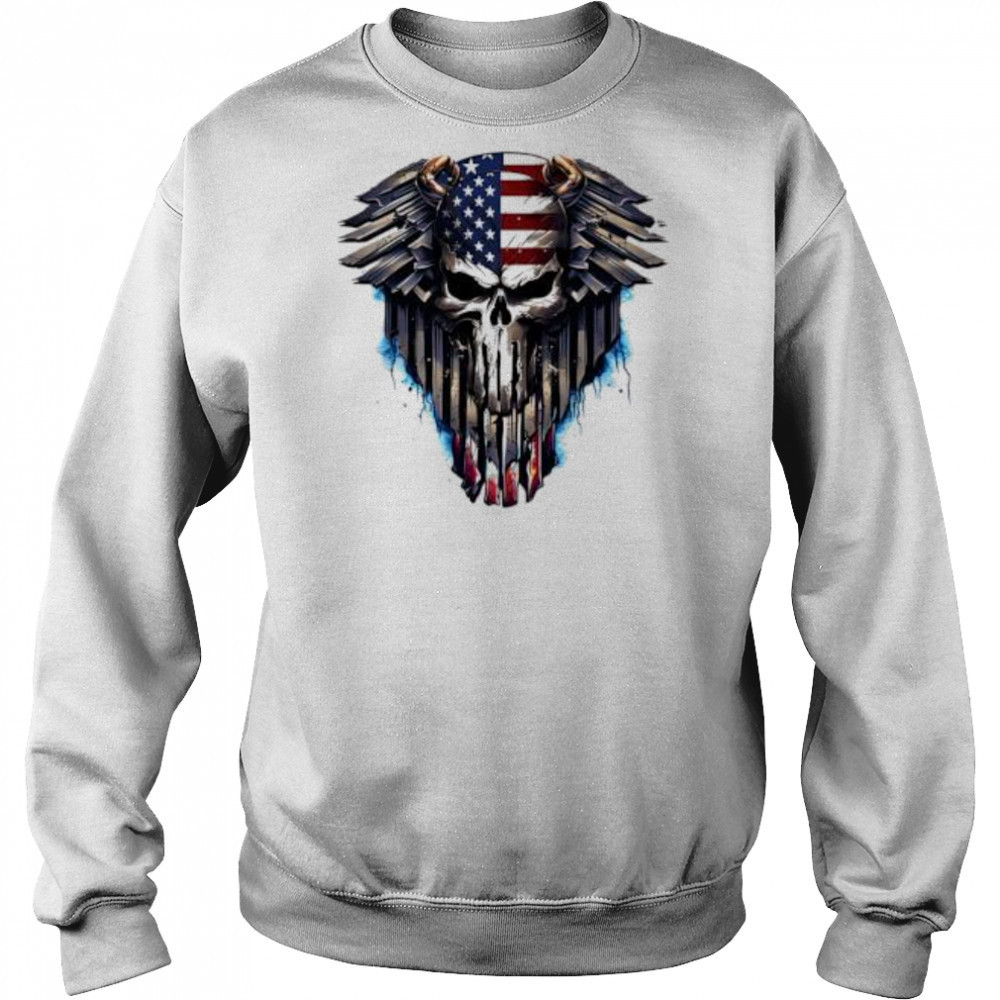 Punisher Eagle Short Sleeve Performance shirt Hoodie