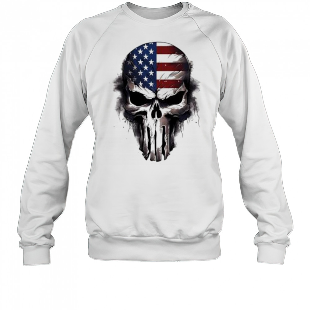 Punisher Flag Short Sleeve Performance shirt Sweatshirt