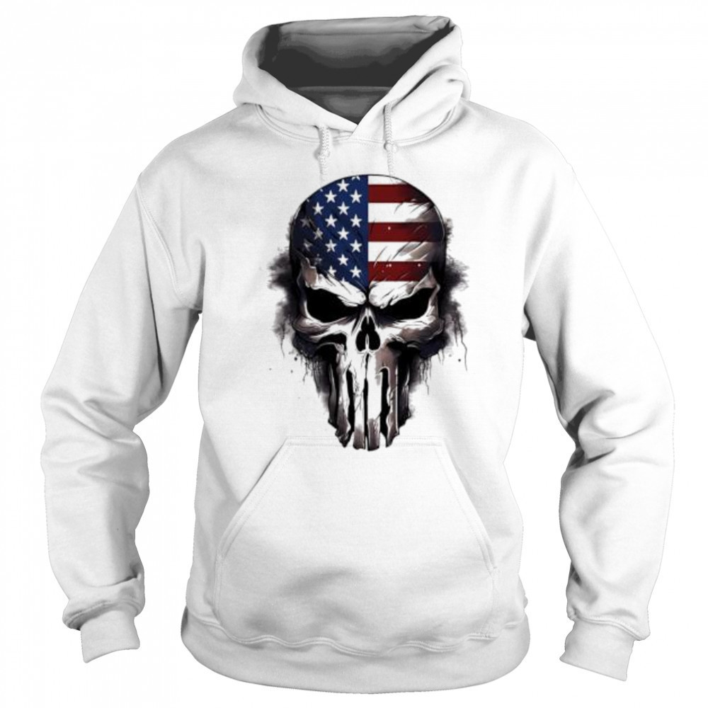 Punisher Flag Short Sleeve Performance shirt Sweatshirt