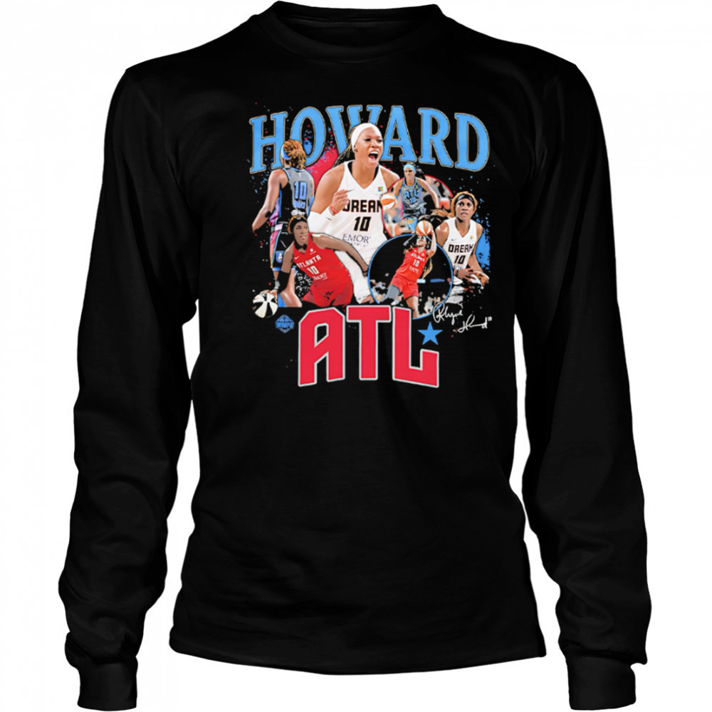 Rhyne Howard Atlanta Dream WNBA All-Star signature shirt Long Sleeved