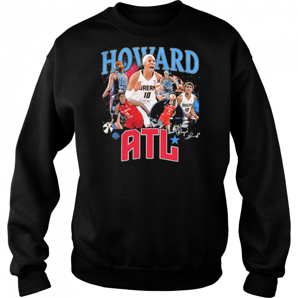 Rhyne Howard Atlanta Dream WNBA All-Star signature shirt Hoodie