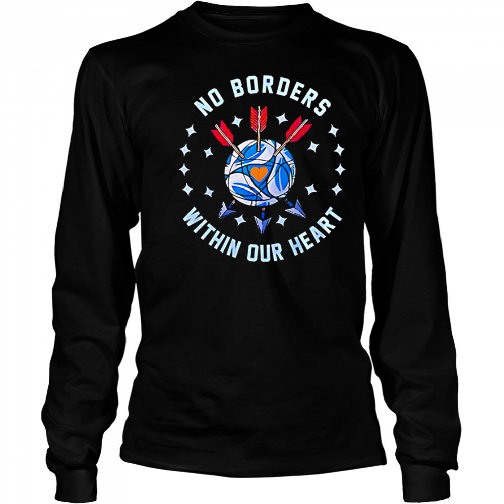 San Diego FC No Borders Within Our Heart shirt Long Sleeved