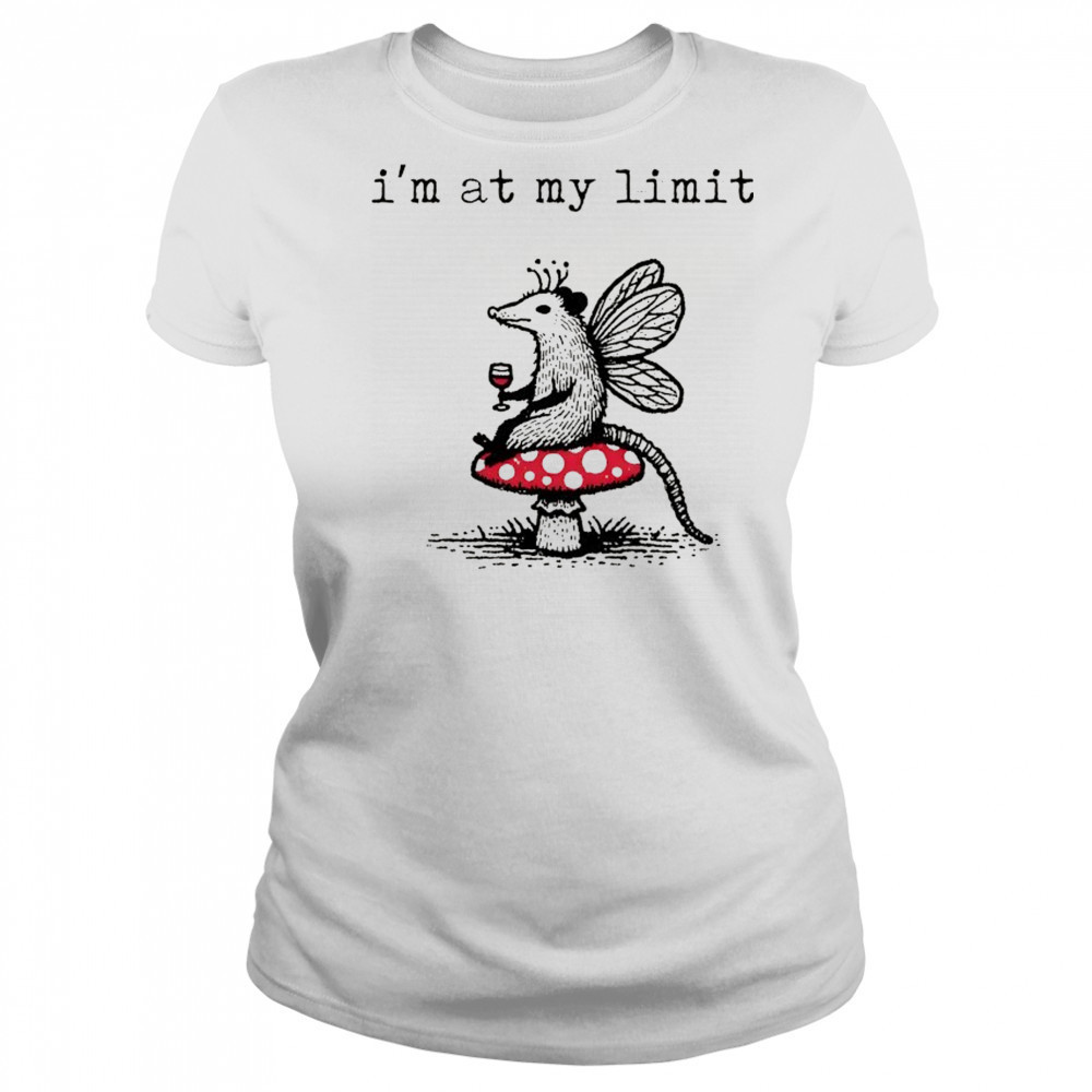 Sarcastic Possum Wine Mushroom I’m at my limit shirt Women's T-shirt