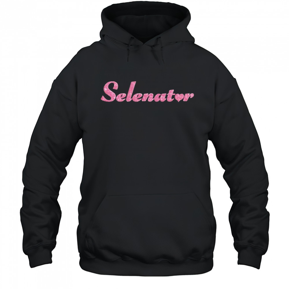 Selenator Script Pink T-Shirt Hoodie