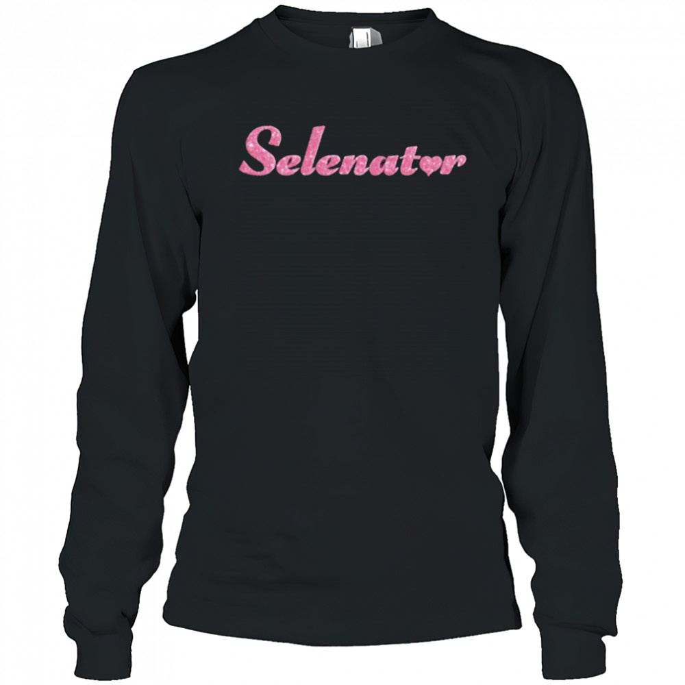 Selenator Script Pink T-Shirt Long Sleeved