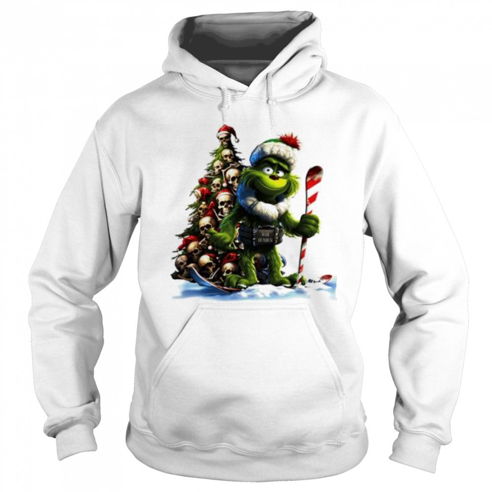 Skull Grinch Short Sleeve Performance shirt Sweatshirt