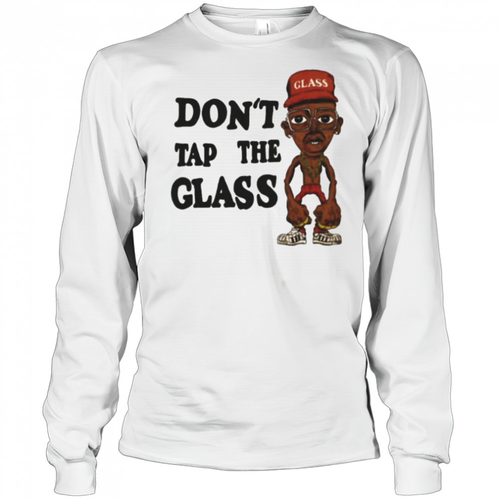 Tap The Glass Twice Tyler caricature shirt Long Sleeved