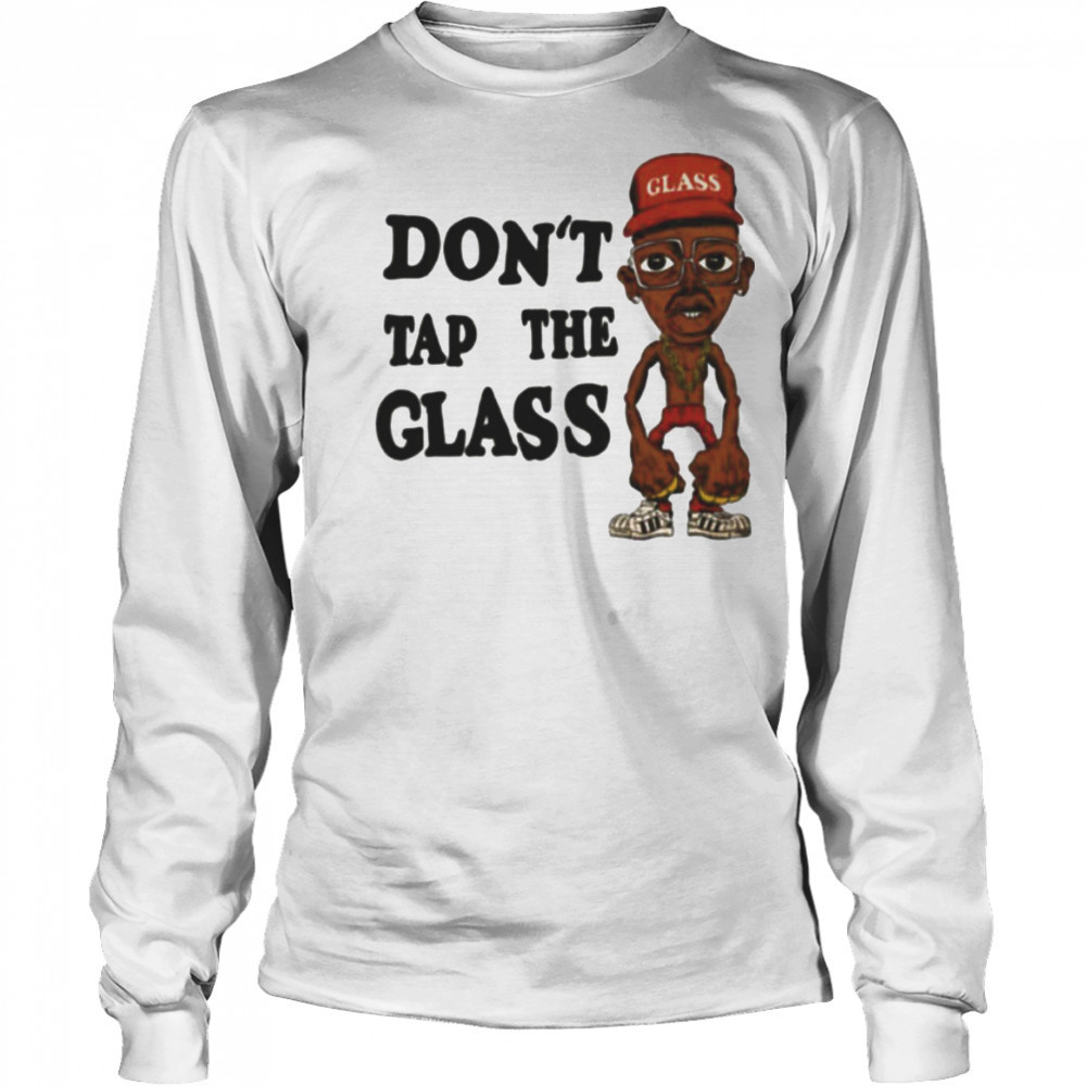 Tap The Glass Twice Tyler caricature shirt Long Sleeved