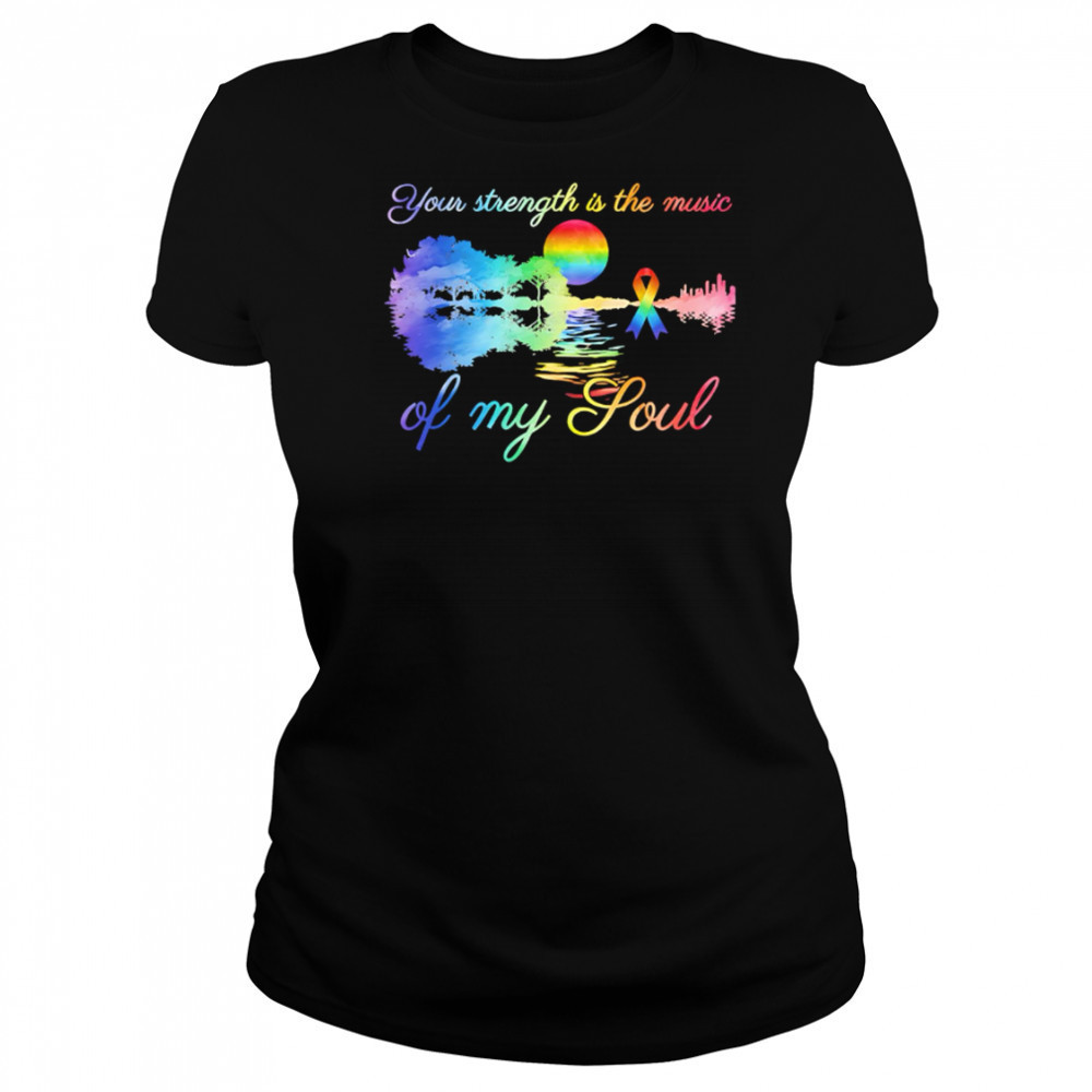 Top Your Strength Is The Music Of My Soul pride shirt Women's T-shirt