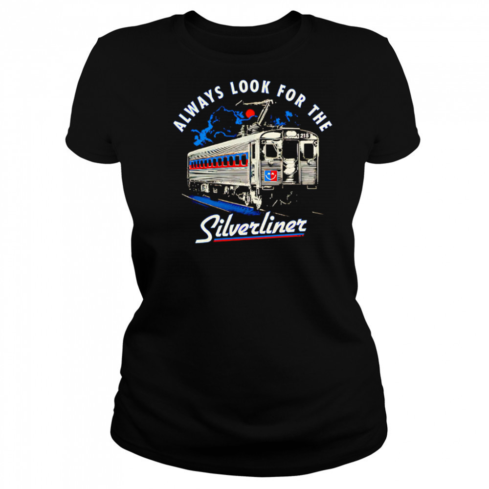 Train always look for the silverliner lightning shirt Women's T-shirt