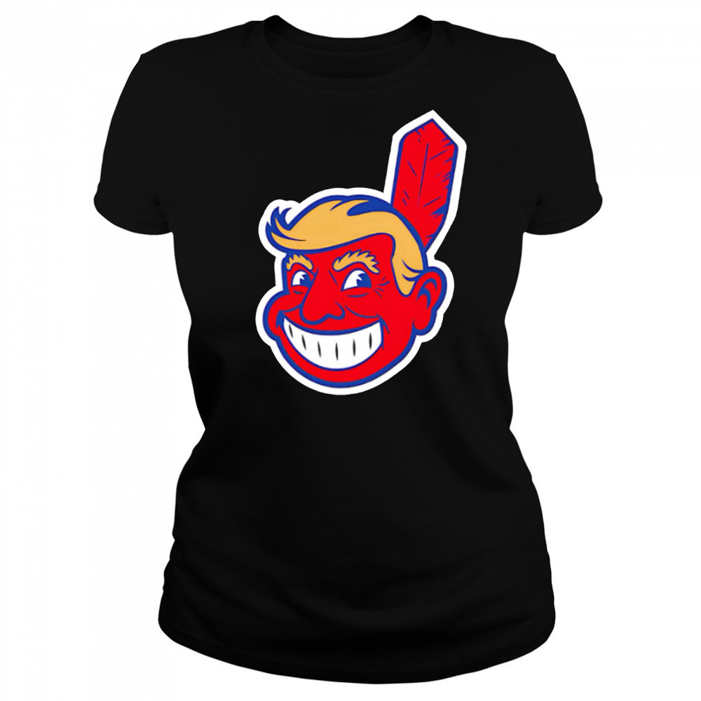 Trump chief wahoo make indians great again shirt Women's T-shirt