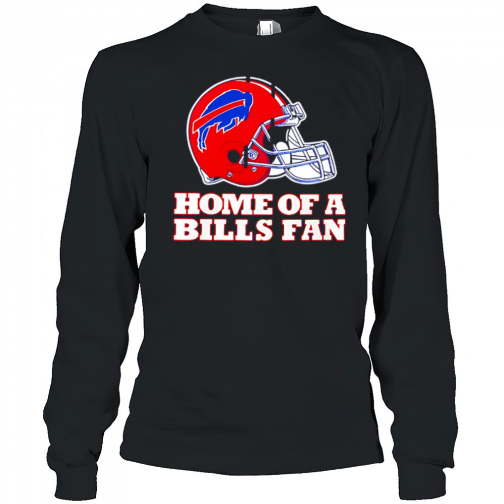 2025 Buffalo Bills Red Helmets Back Home Of A Bills shirt Long Sleeved