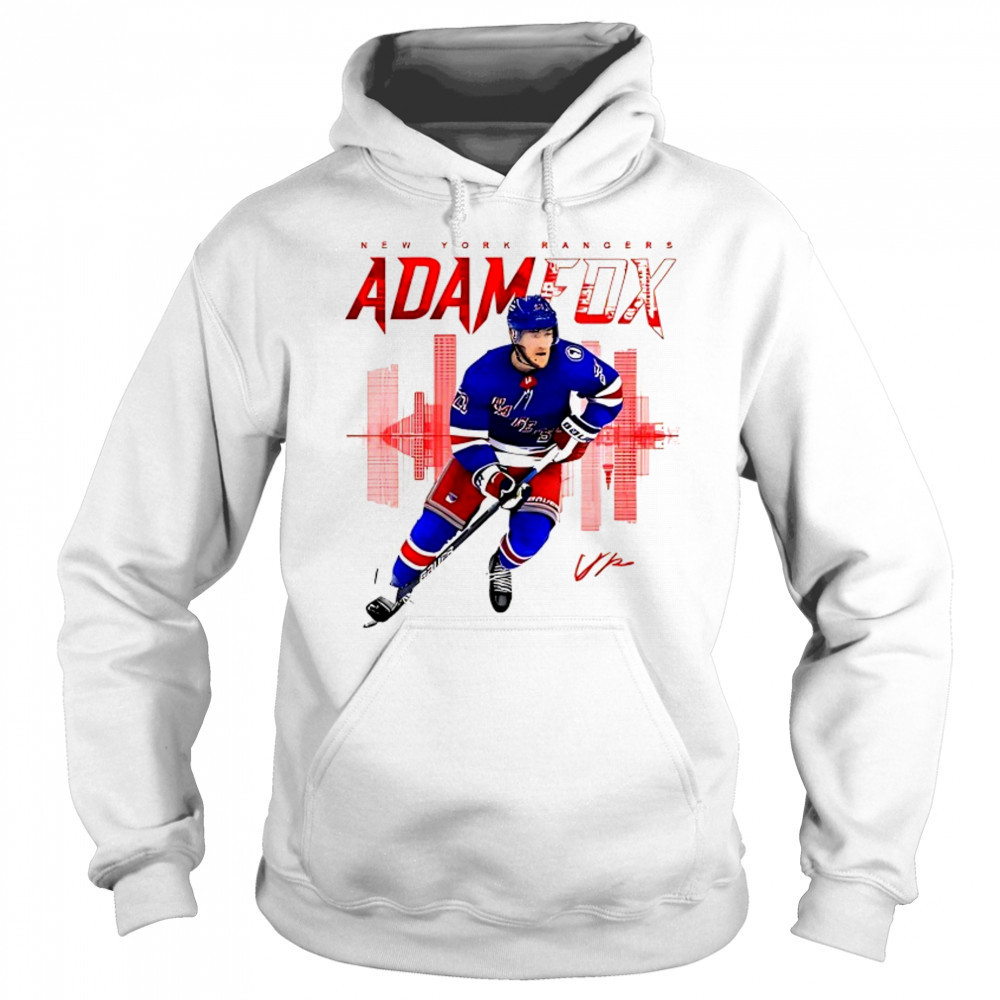 Adam Fox New York Rangers skyline signature shirt Sweatshirt