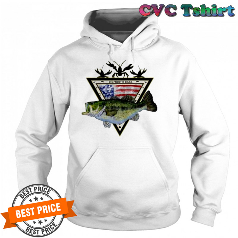 American Largemouth Bas Performance Seagrass shirt Hoodie