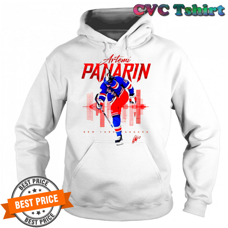 Artemi Panarin New York Rangers skyline signature shirt Hoodie
