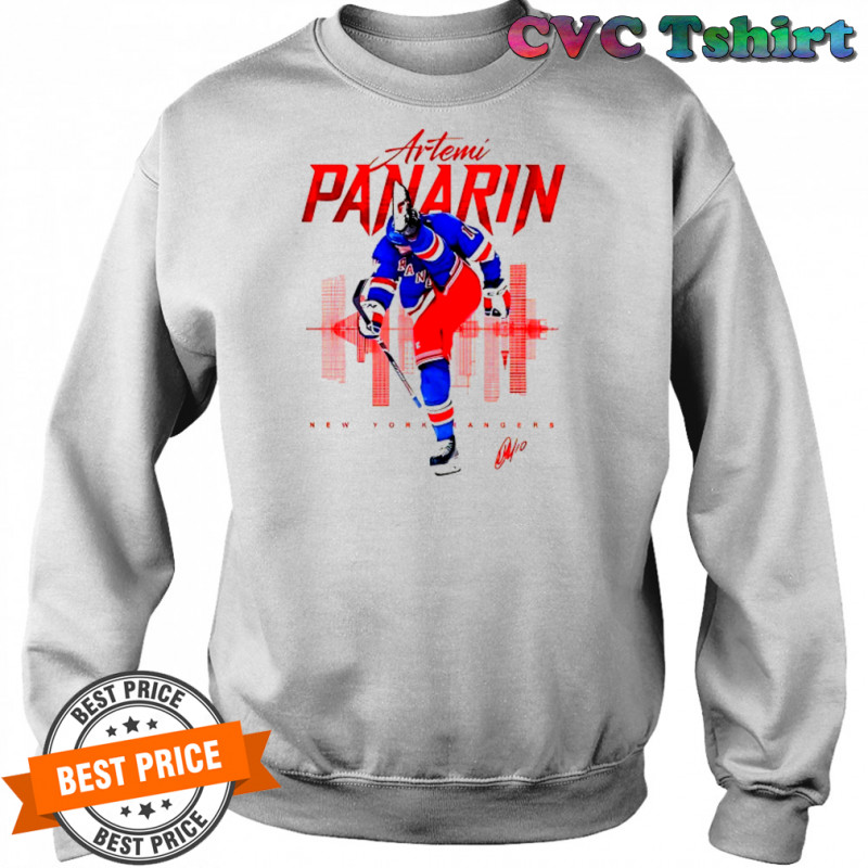 Artemi Panarin New York Rangers skyline signature shirt Sweatshirt