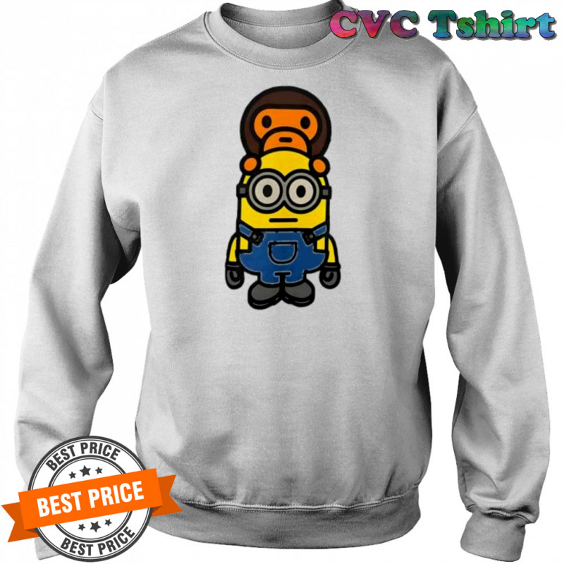 BAPE monkey x Minions shirt Sweatshirt