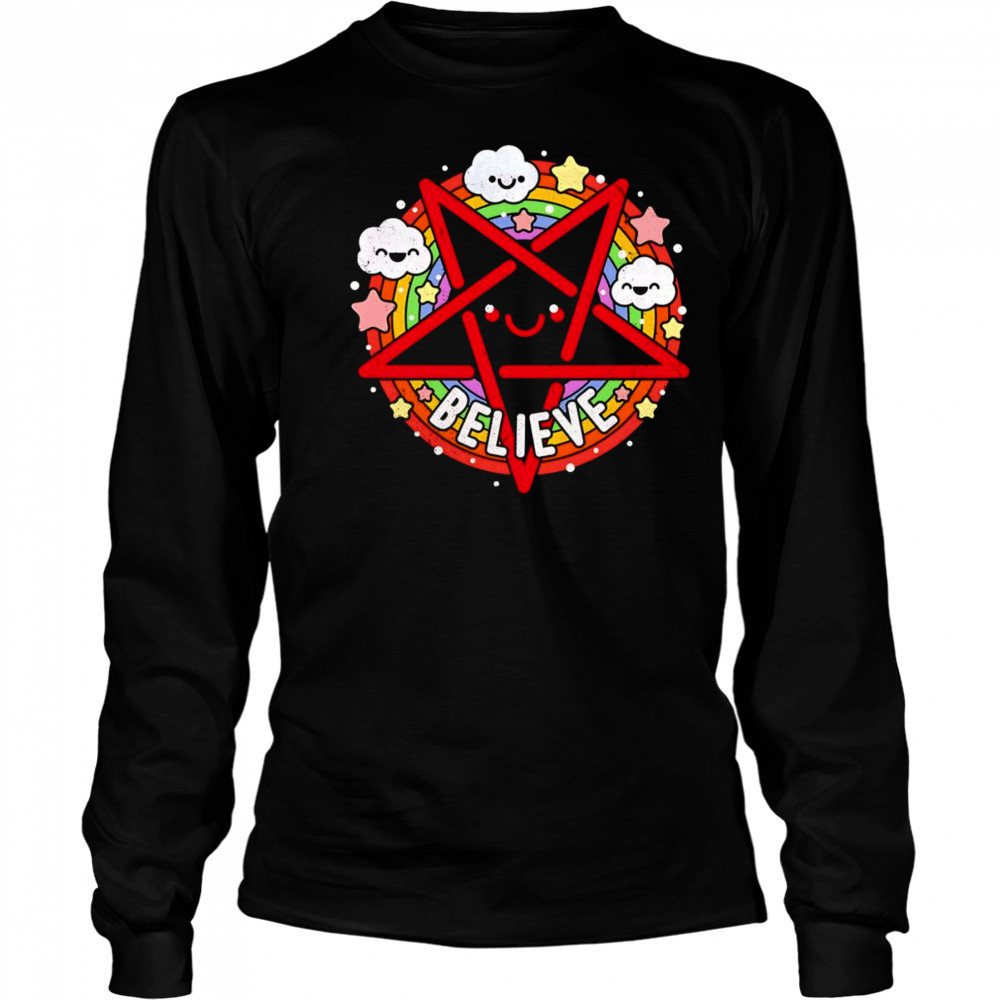 Believe Pentagram shirt Long Sleeved