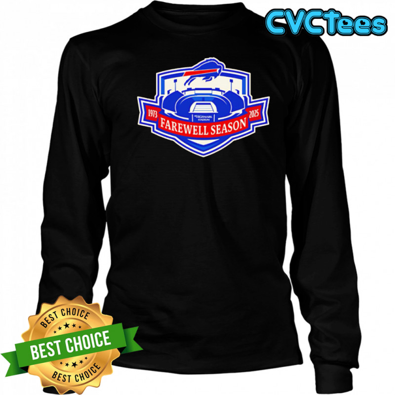 Buffalo Bills Farewell Season 1973-2025 logo shirt Long Sleeved