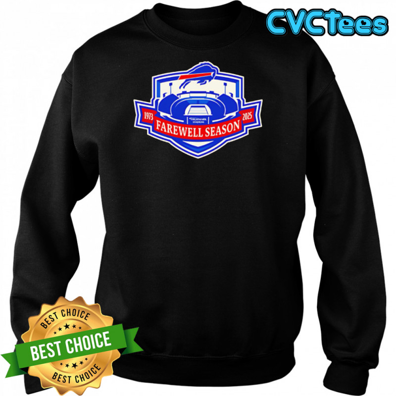Buffalo Bills Farewell Season 1973-2025 logo shirt Sweatshirt