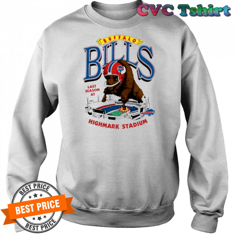 Buffalo Bills Homage Highmark Stadium Farewell Season Schedule mascot shirt Sweatshirt