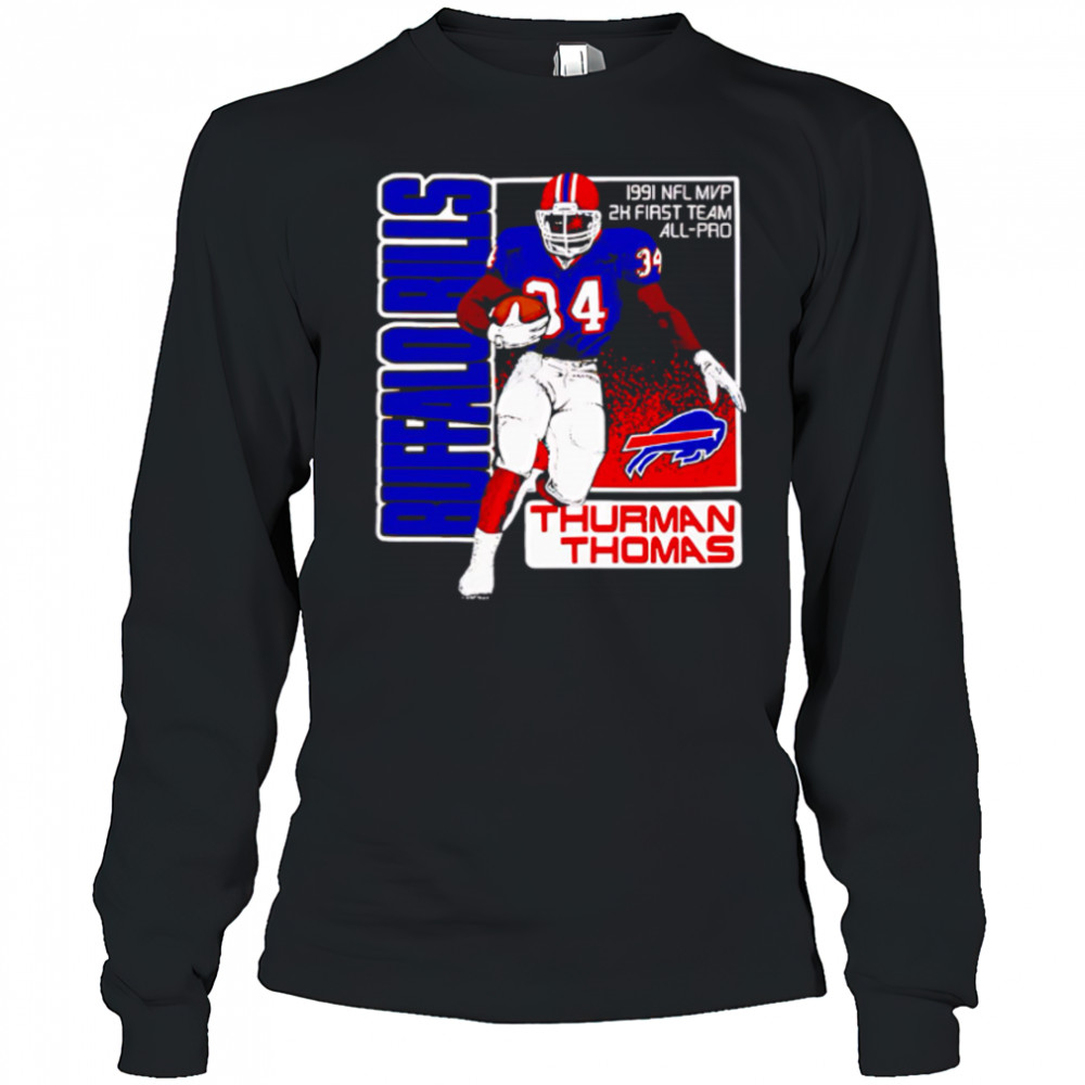 Buffalo Bills Homage Thurman Thomas Action shirt Long Sleeved
