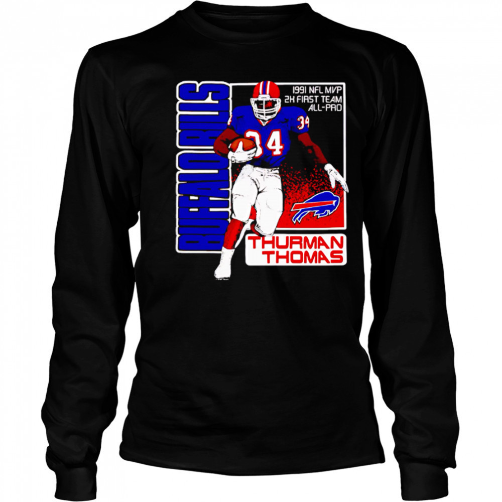 Buffalo Bills Homage Thurman Thomas Action shirt Long Sleeved