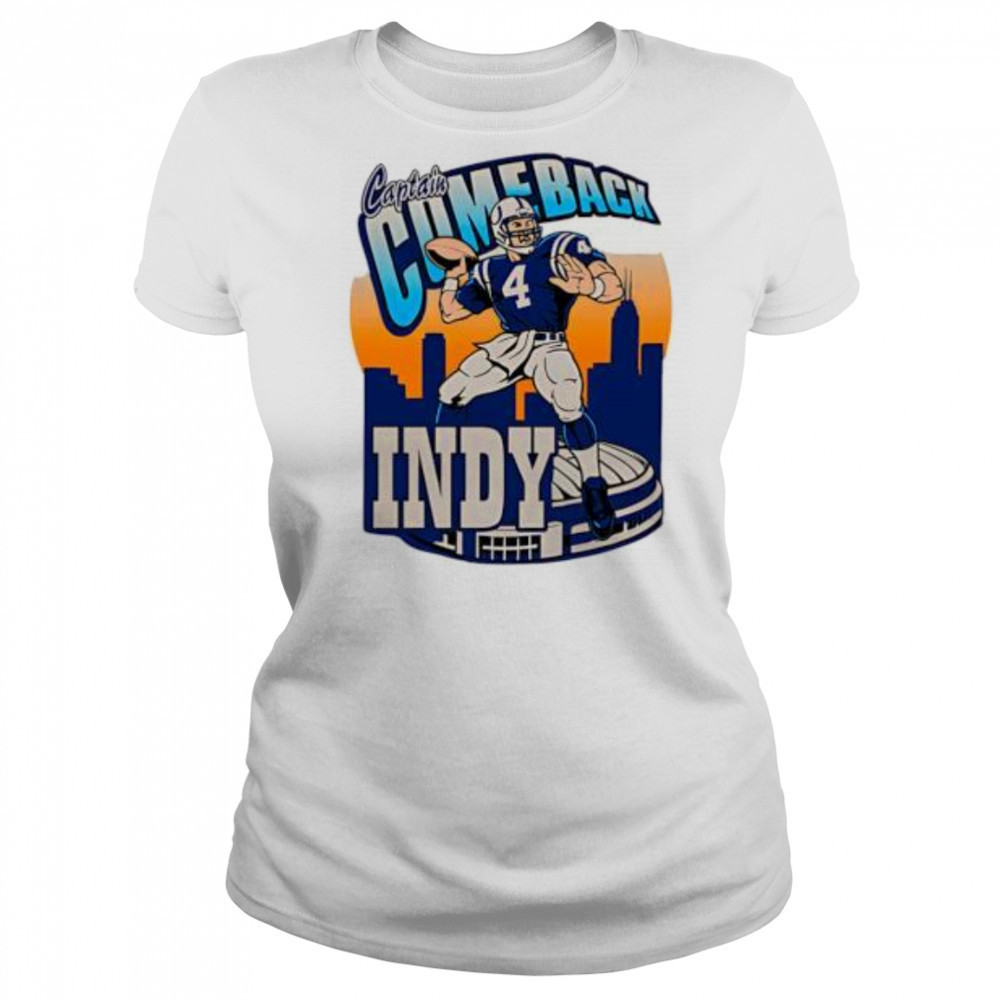 Captain Comeback Indy Skyline Football shirt Women's T-shirt