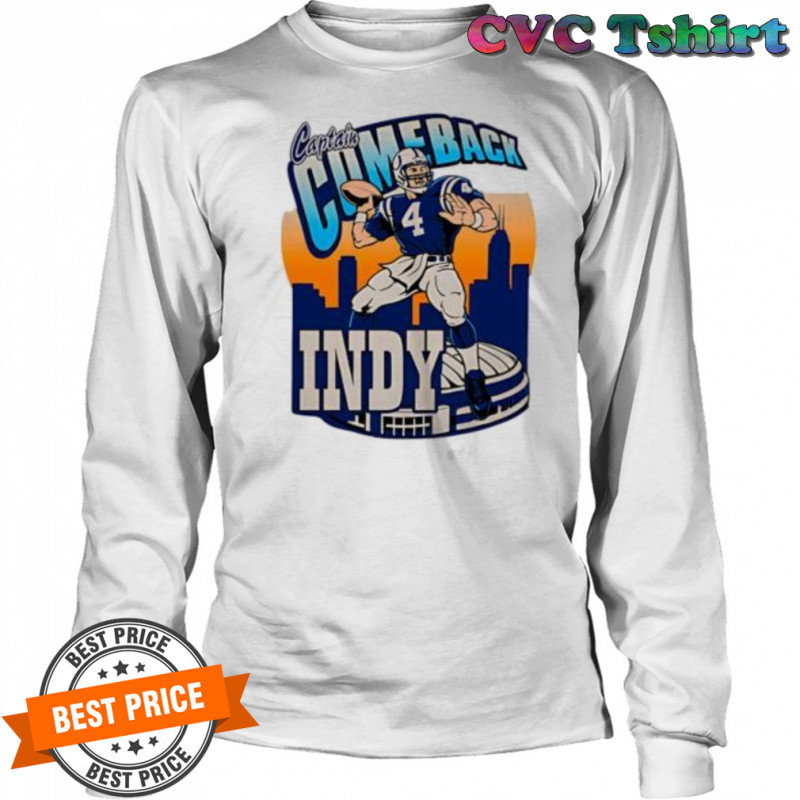 Captain Comeback Indy Skyline Football shirt Long Sleeved