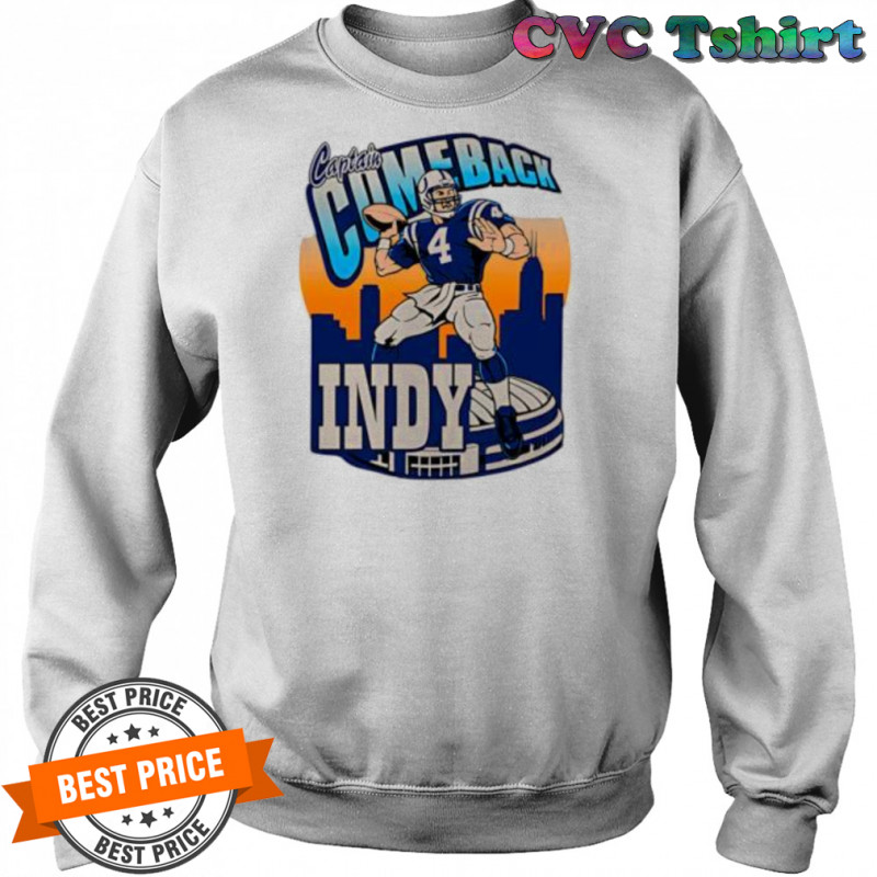 Captain Comeback Indy Skyline Football shirt Sweatshirt