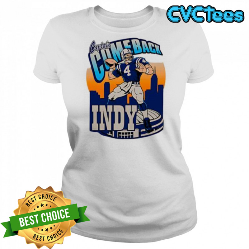 Captain Comeback Indy Skyline Football shirt Women's T-shirt