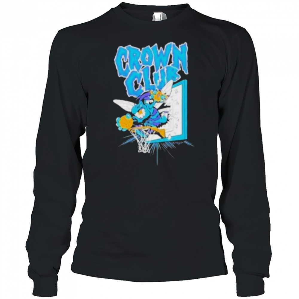 Charlotte Hornets Crown Club Shirt Long Sleeved