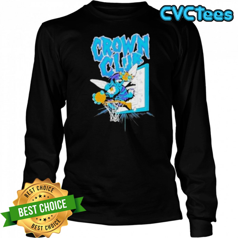 Charlotte Hornets Crown Club Shirt Long Sleeved