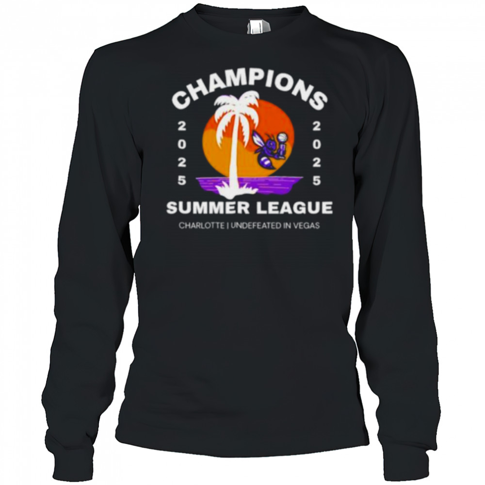 Charlotte Hornets NBA Summer League Champions 2025 shirt Long Sleeved